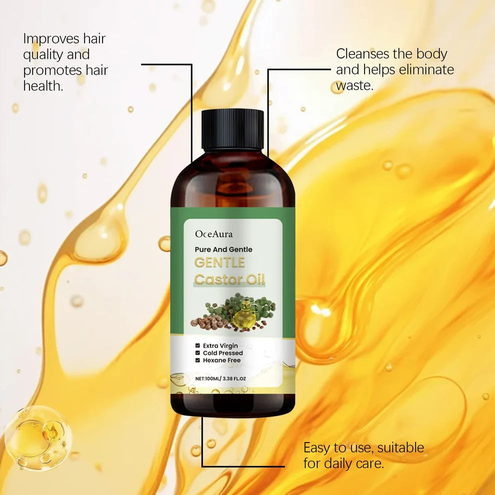 OceAura Organic Castor Oil 100ml