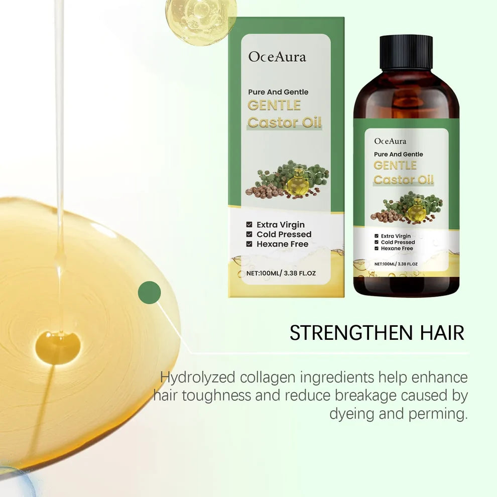 OceAura Organic Castor Oil 100ml