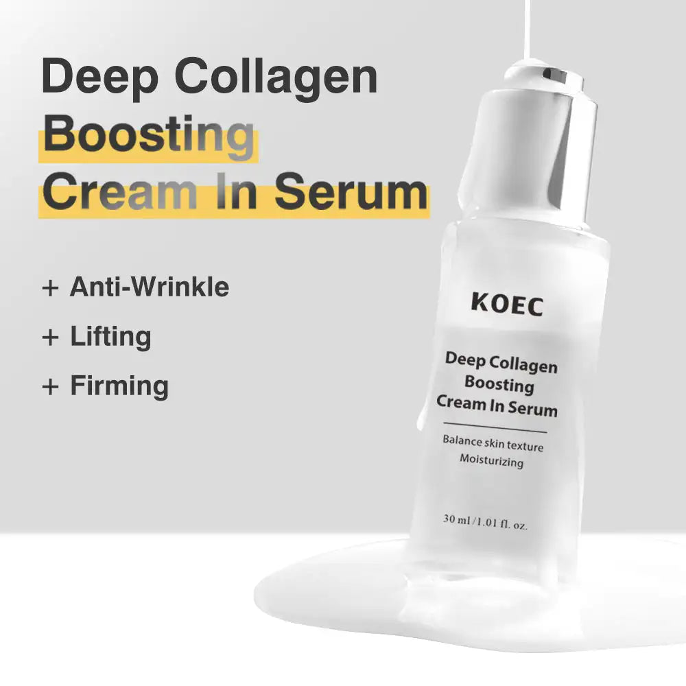 KOEC Deep Collagen Boosting Cream in Serum – 30ml