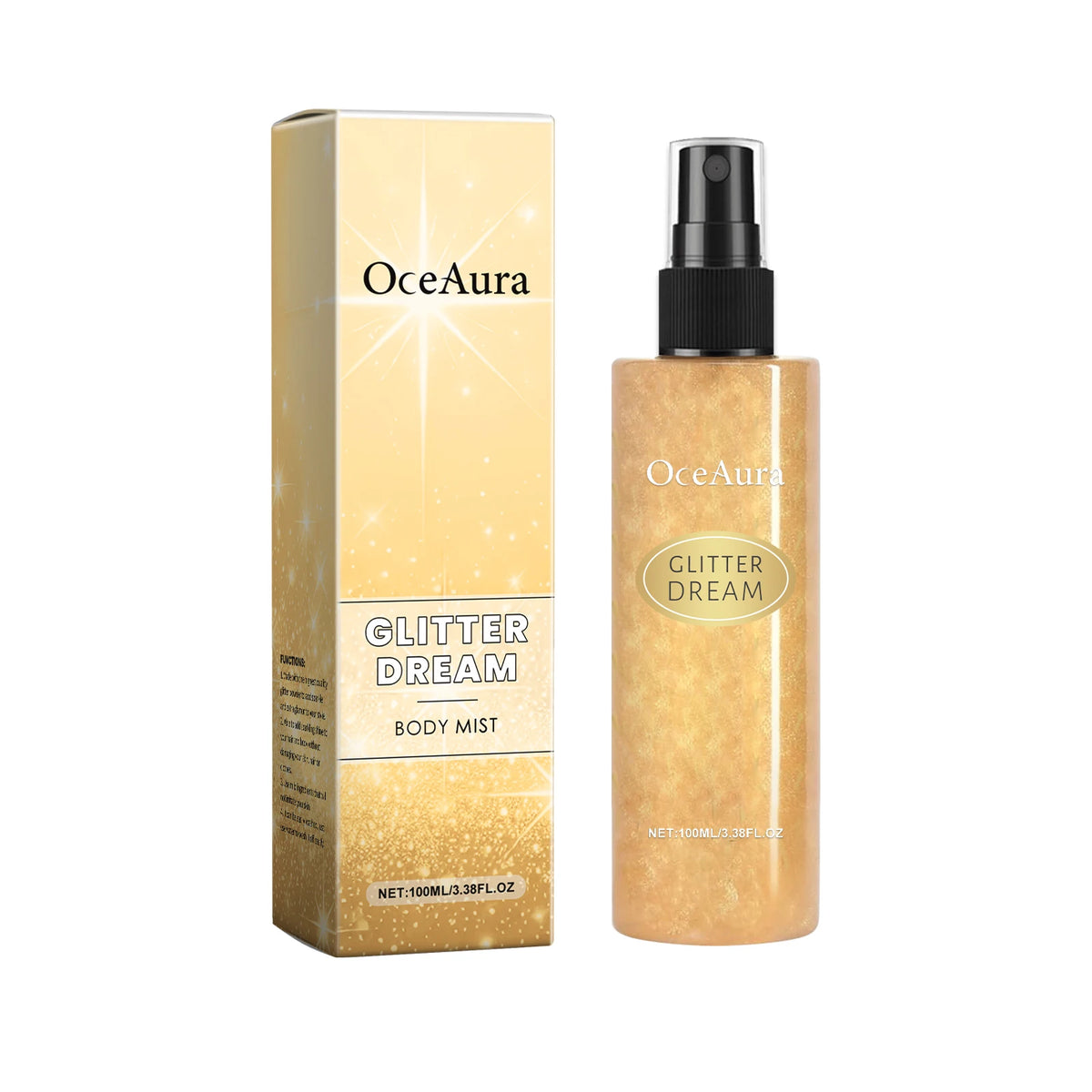 OceAura Shimmer Glitter Body Spray