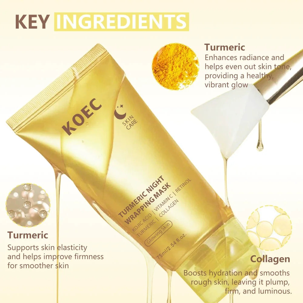 KOEC Turmeric Collagen Night Peel-Off Mask