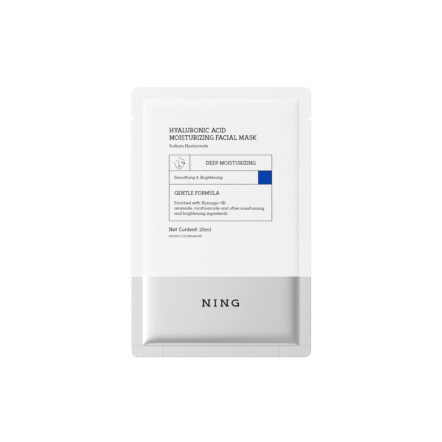 NING DERMOLOGIE 4D Hyaluronic Acid Sheet Mask