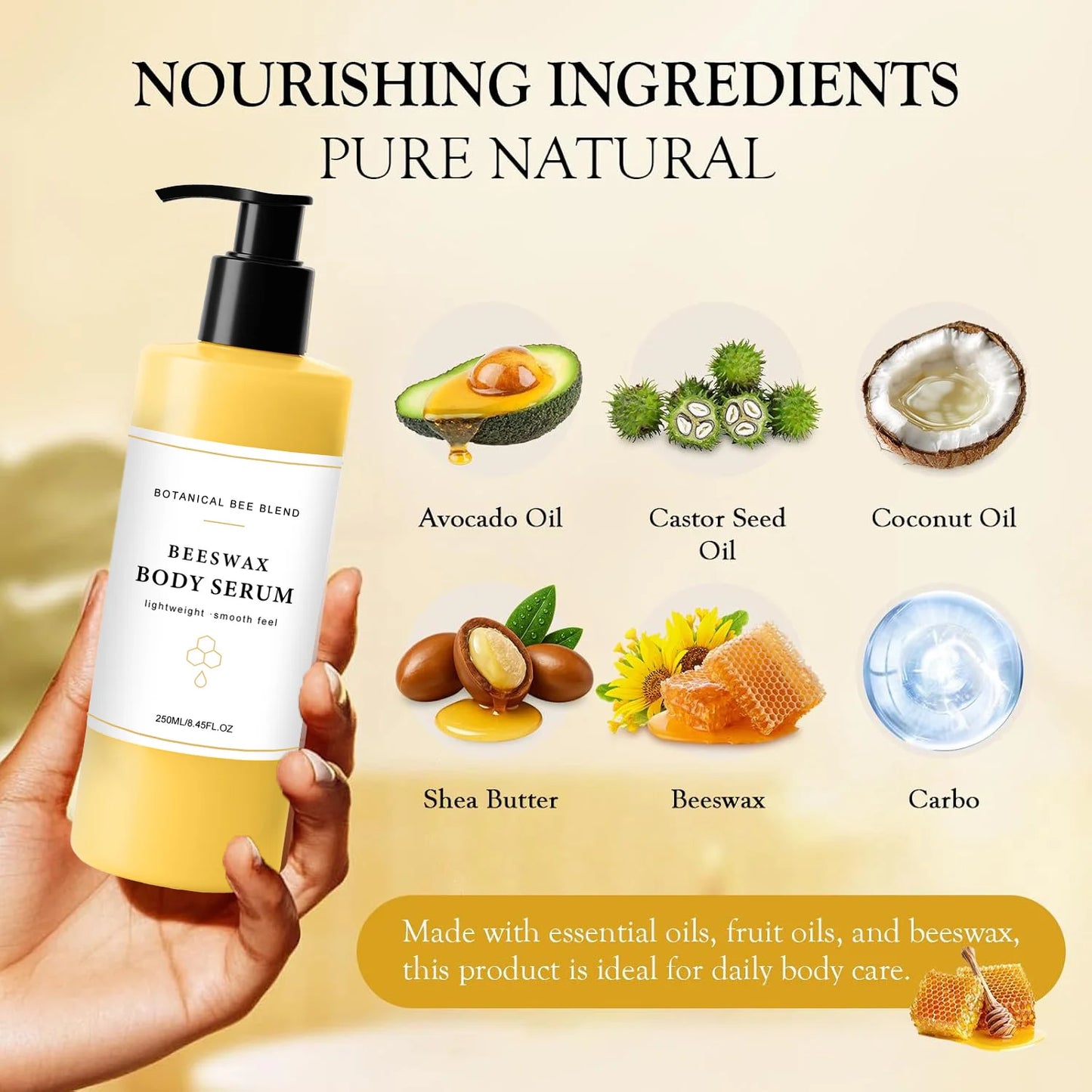 Beeswax Body Serum Moisturizer