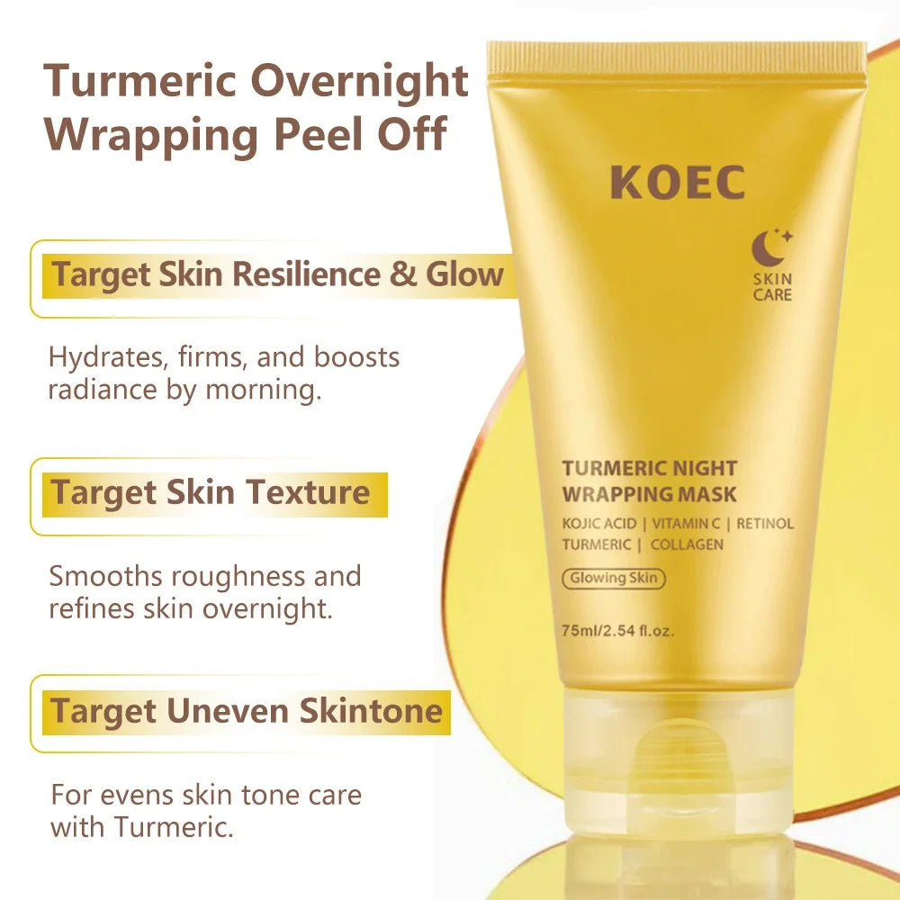 KOEC Turmeric Collagen Night Peel-Off Mask
