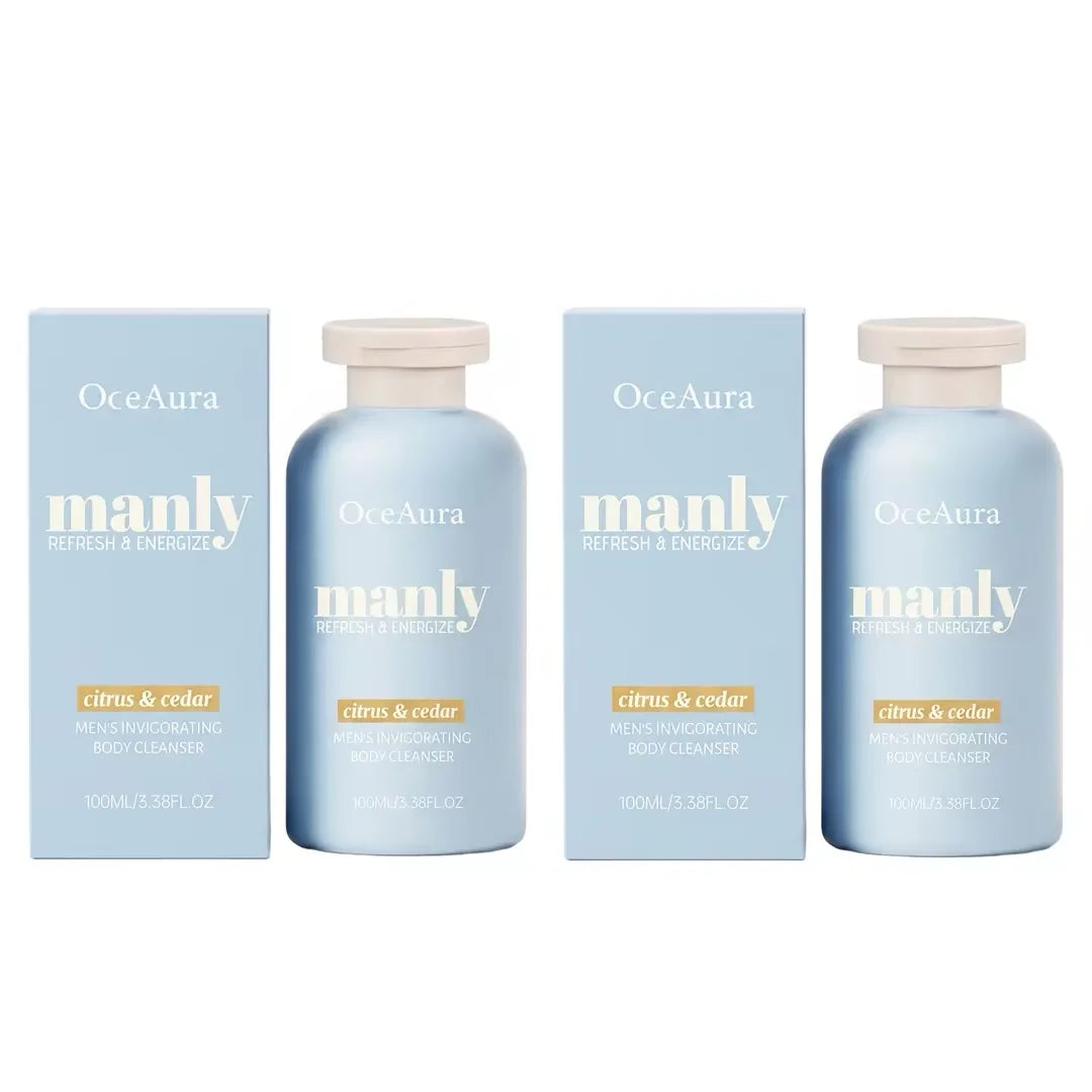 OceAura Men's Citrus Cedar Body Wash