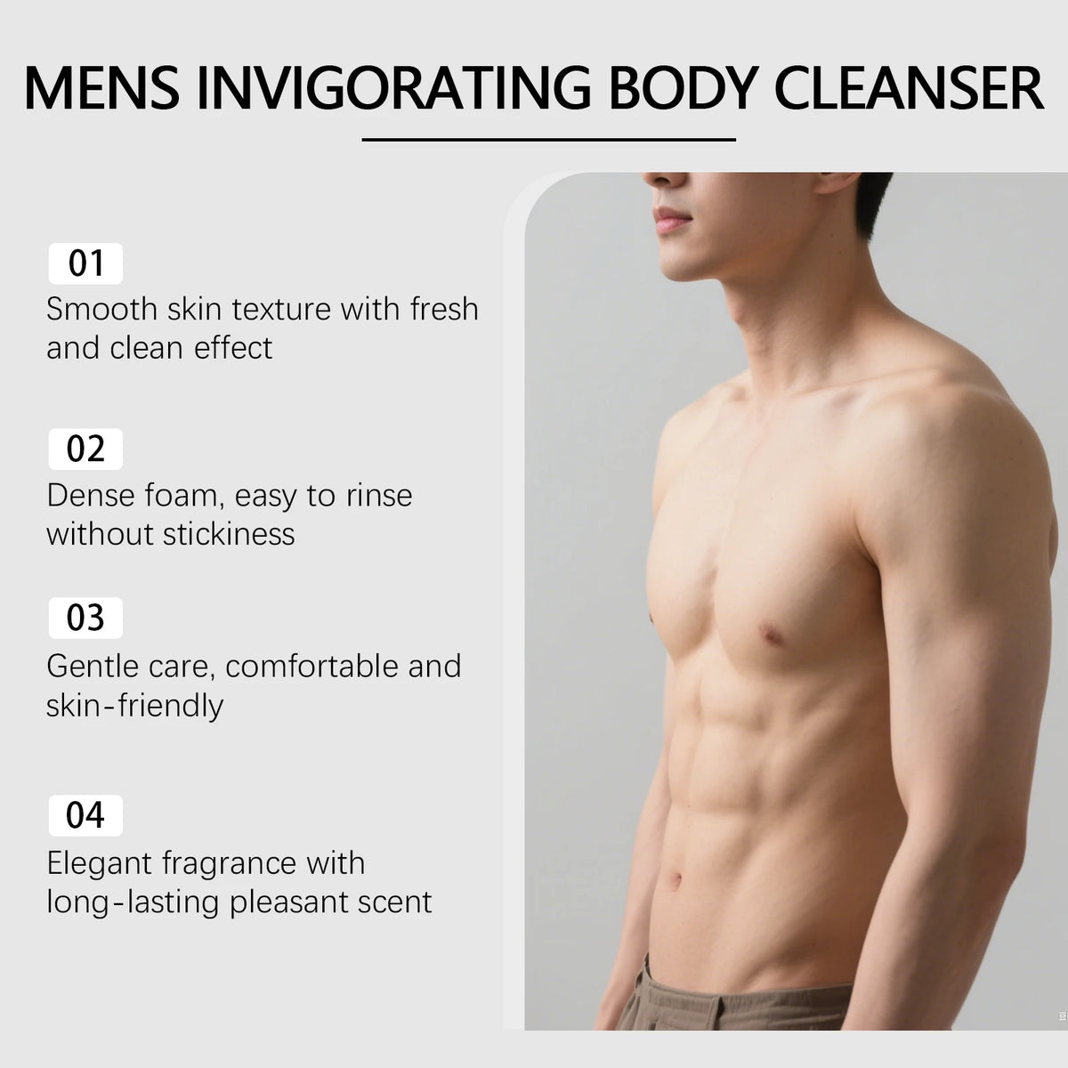 OceAura Men's Citrus Cedar Body Wash
