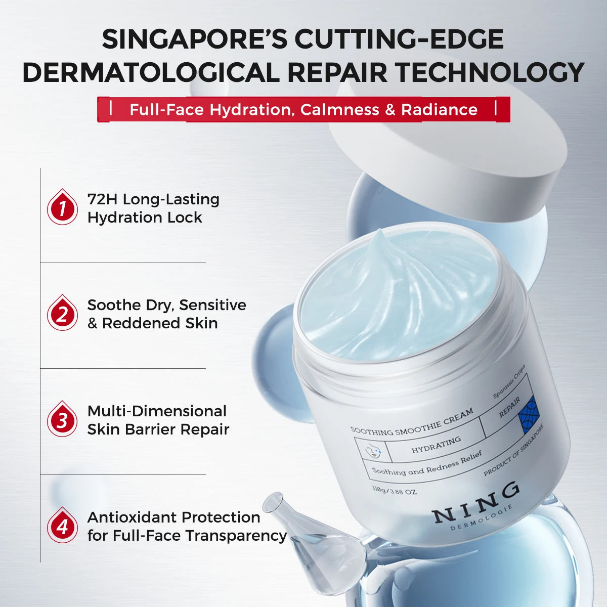 NING DERMOLOGIE After-Sun Cooling Gel Cream