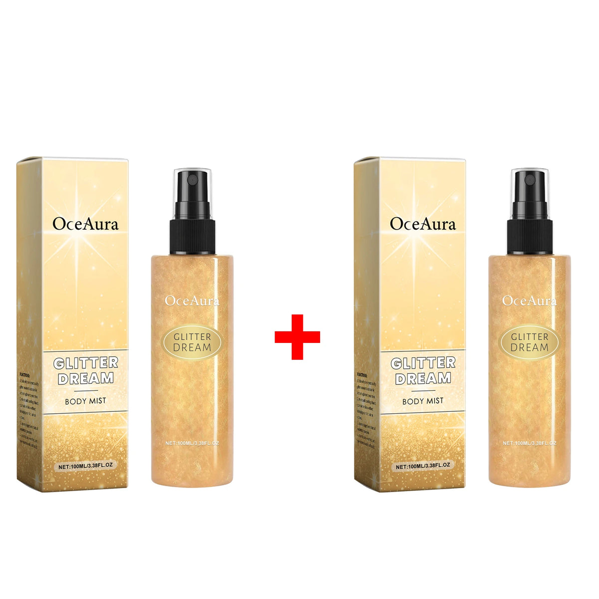 OceAura Shimmer Glitter Body Spray