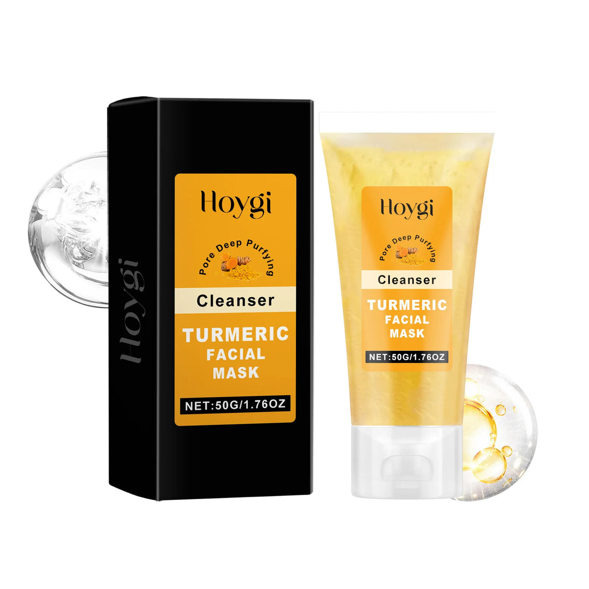 Hoygi Turmeric Facial Care Set – Cleansing & Brightening