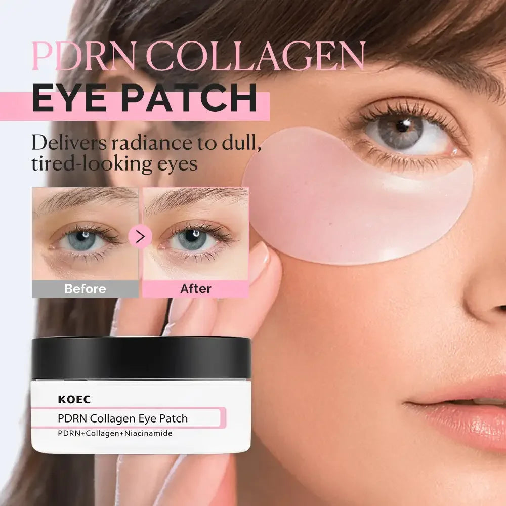 KOEC Salmon PDRN Pink Collagen Eye Patches – 60PCS