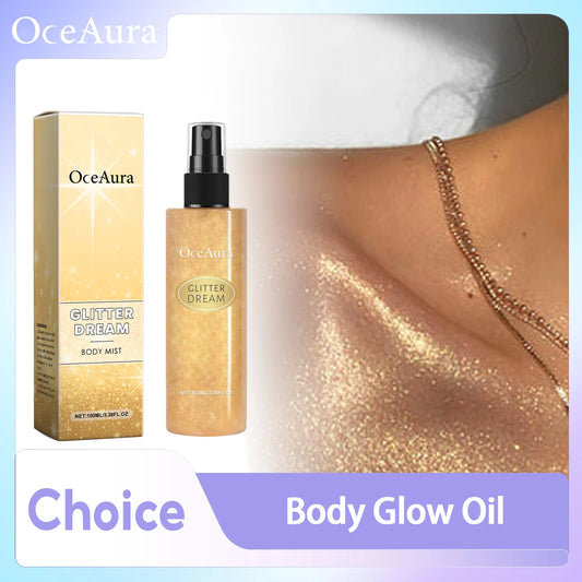 OceAura Shimmer Glitter Body Spray
